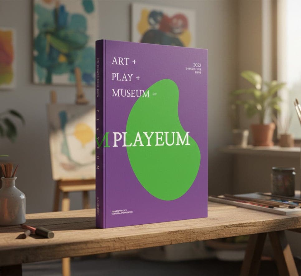 화성시 예술교육 자료집 디자인 — 「플레이엄(PLAYEUM)」 활동 기록 결과자료집 썸네일
